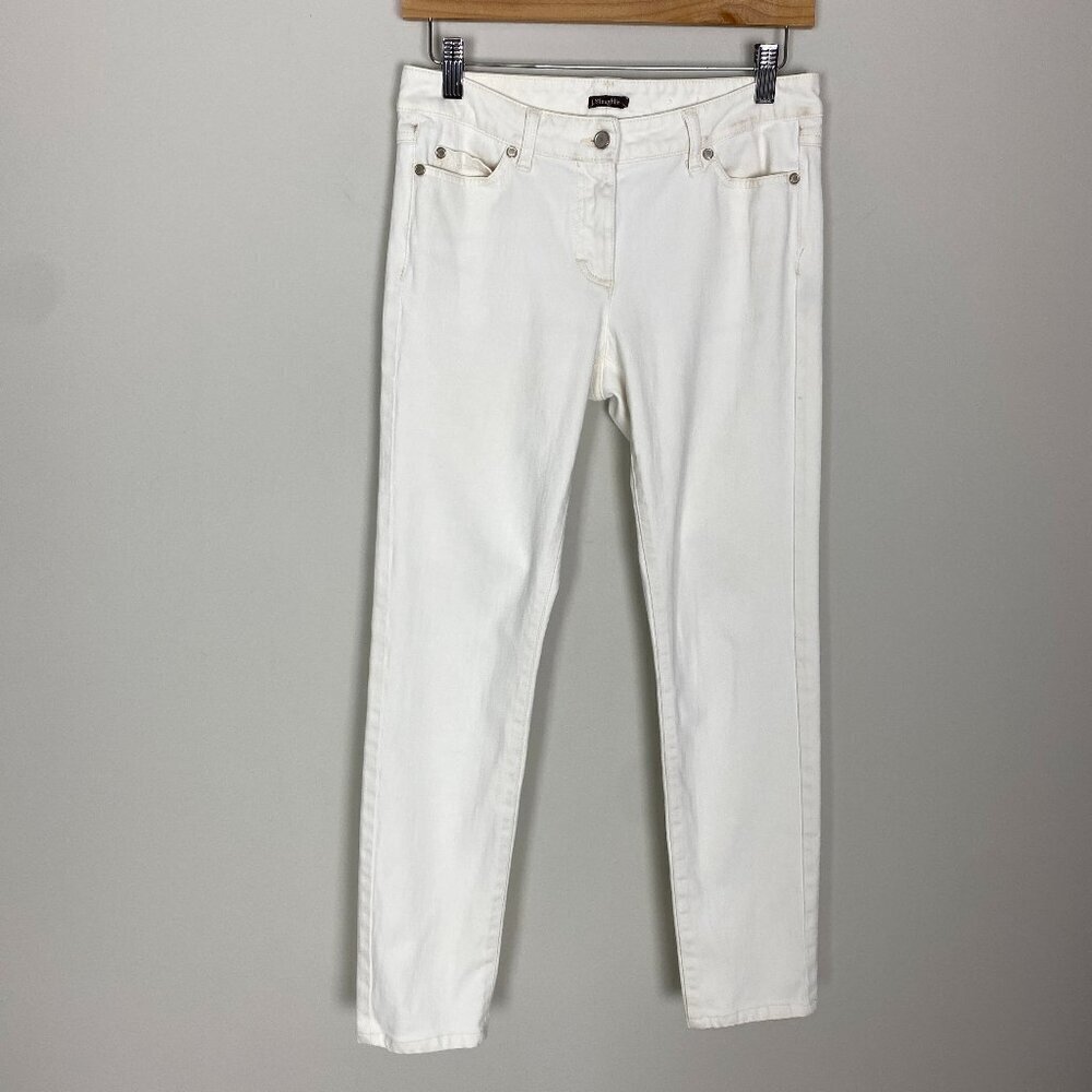 J‎ McLaughlin White Skinny Jeans Womens 4
